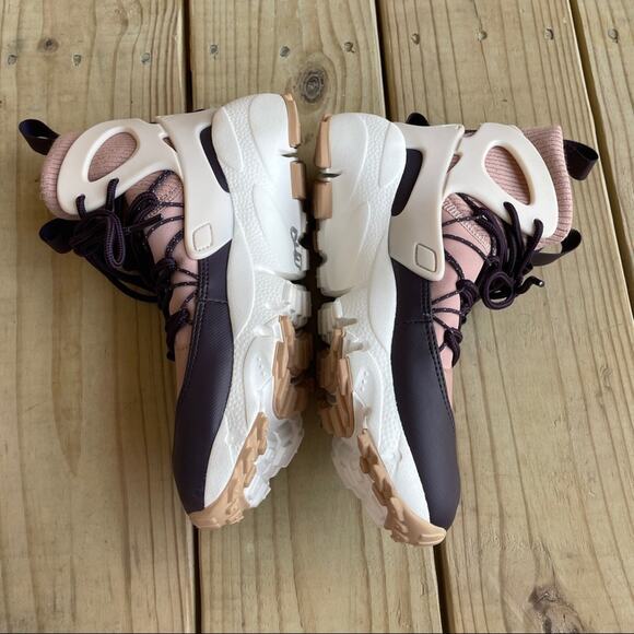 NWOT Nike Air Footscape Mid Utility Pink Running Shoes Size 7 - Picture 4 of 10